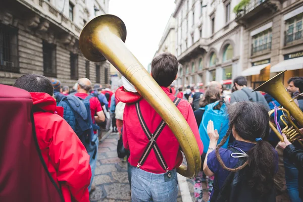 Célébration de la libération à Milan — Photo