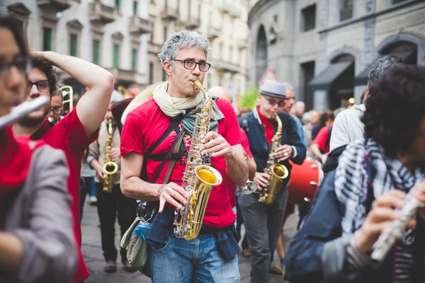 Celebration of liberation held in Milan — Stock Photo, Image