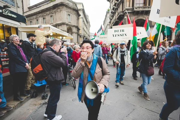 Celebration of liberation held in Milan — Stock Photo, Image