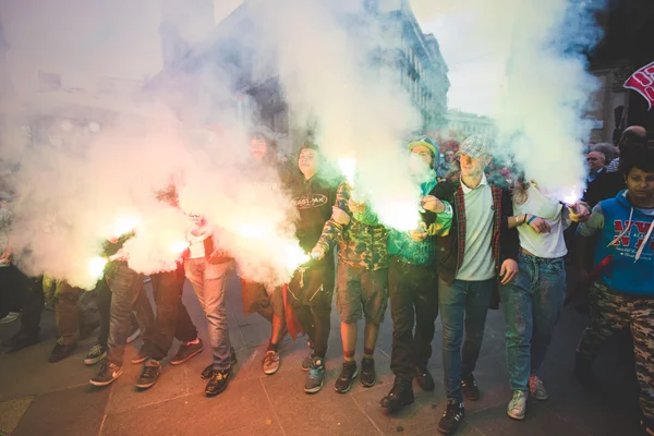 Celebrazione della liberazione a Milano — Foto Stock