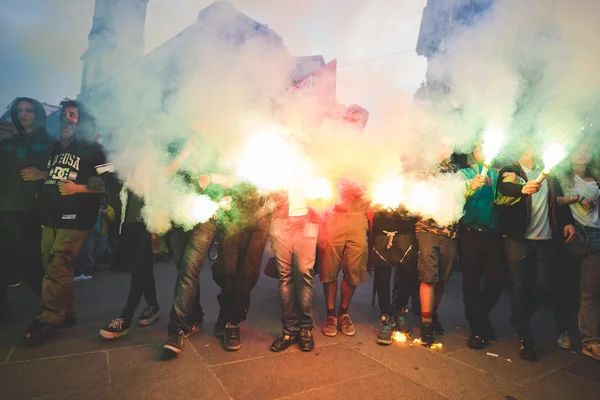 Celebrazione della liberazione a Milano — Foto Stock