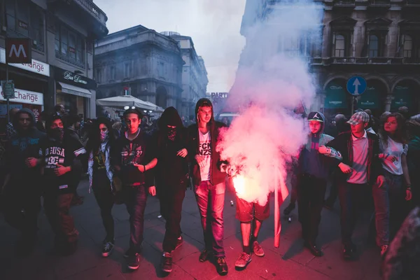 Celebration of liberation held in Milan — Stock Photo, Image