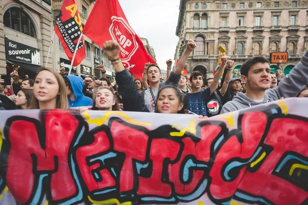 Celebração da libertação em Milão — Fotografia de Stock