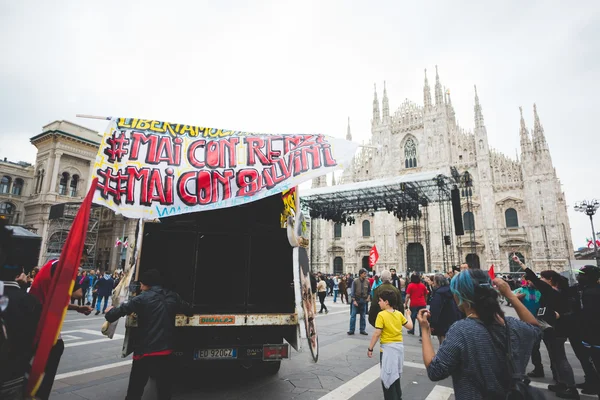 Milano'da düzenlenen kurtuluş kutlamaları — Stok fotoğraf