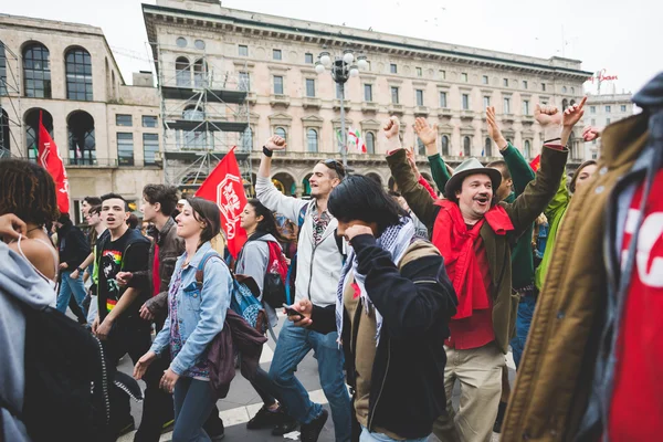 Celebración de la liberación en Milán — Foto de Stock