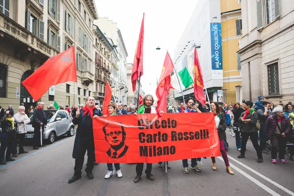 Célébration de la libération à Milan — Photo