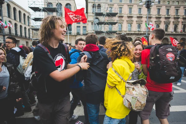 Firandet av befrielsen i Milano — Stockfoto