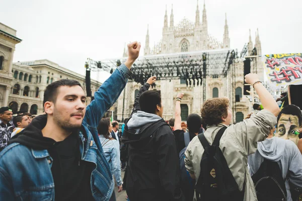 Celebration of liberation held in Milan — Stock Photo, Image