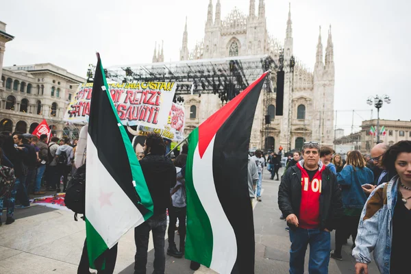 Firandet av befrielsen i Milano — Stockfoto