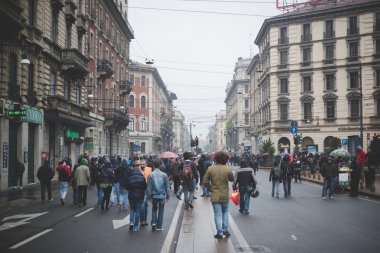 tezahürü yok expo Milano'da düzenlenen 1 Mayıs 2015