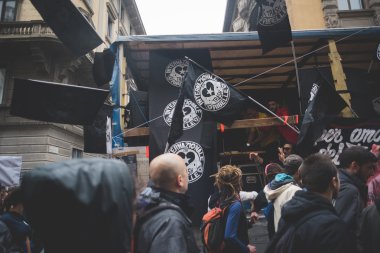 tezahürü yok expo Milano'da düzenlenen 1 Mayıs 2015