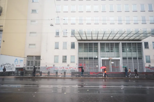 Manifestazione svoltasi a Milano il 1 maggio 2015 — Foto Stock