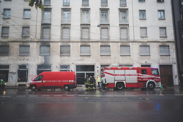 Tezahürü Milano'da düzenlenen 1 Mayıs 2015 — Stok fotoğraf