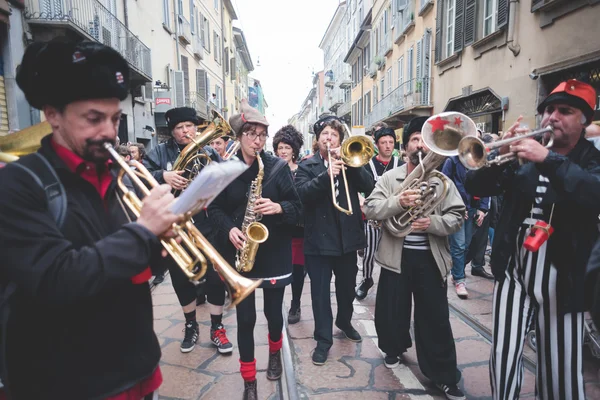 Manifestation no expo tenue à Milan 1 mai 2015 — Photo