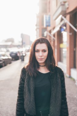 Genç güzel kadın.