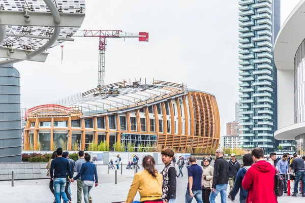 Geschäftsviertel garibaldi in Mailand — Stockfoto