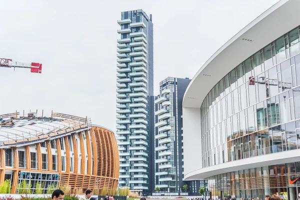 Business district Garibaldi in Milan — Stock Photo, Image