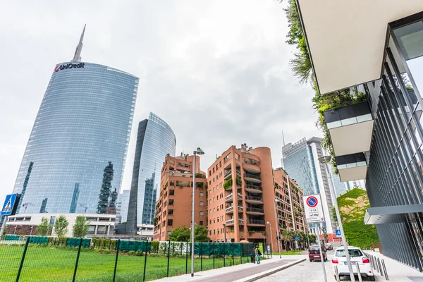 Business district Garibaldi in Milan — Stock Photo, Image