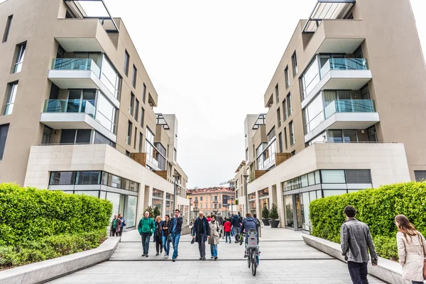 Novo distrito de negócios Garibaldi em Milão — Fotografia de Stock
