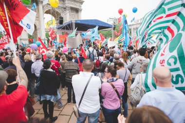 Öğrenciler tezahürü Milan Mayıs