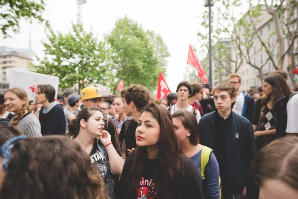 Studenten manifestatie in Milaan — Stockfoto