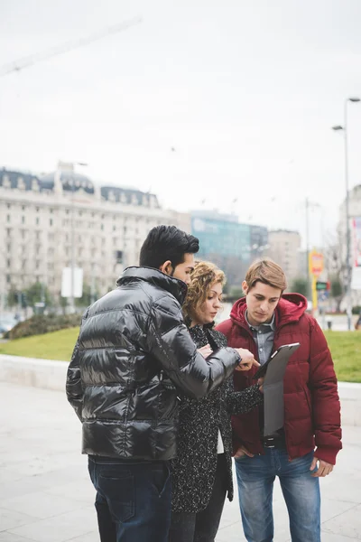 Manifestacja studentów Milan maja — Zdjęcie stockowe