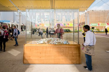 People on Universal exposition 2015