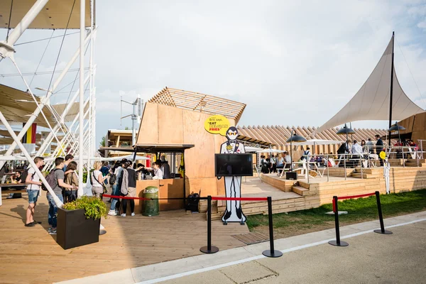 Belgischer Pavillon auf Lebensmittelausstellung 2015 — Stockfoto