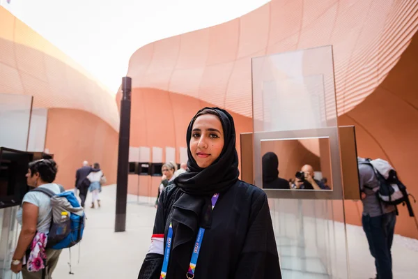 Spojené arabské emiráty pavilon na potravinářské výstavě 2015 — Stock fotografie