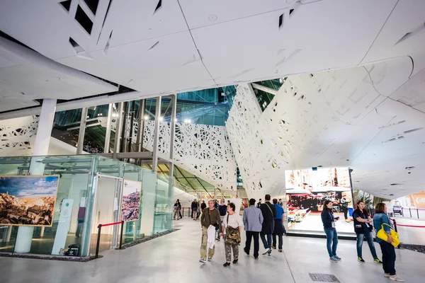 Italienischer Pavillon auf der Nahrungsmittelmesse 2015 — Stockfoto