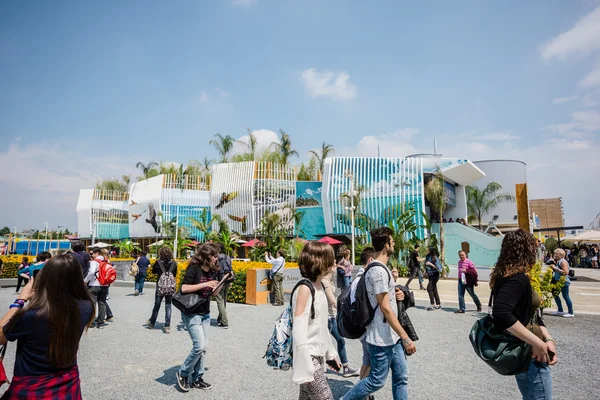 Exposição universal sobre o tema da alimentação em Milão — Fotografia de Stock