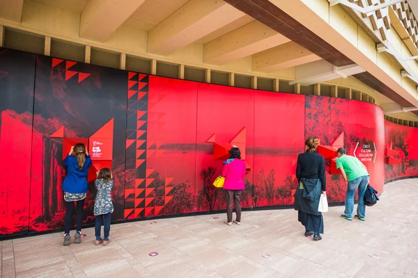 Angola paviljongen på universal exposition i Milano — Stockfoto