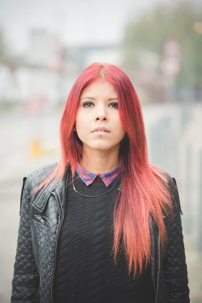 Beautiful red hair woman — Stock Photo, Image