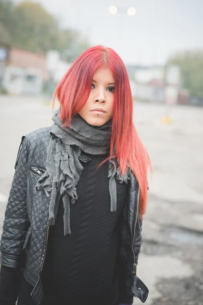 Bela mulher de cabelo vermelho — Fotografia de Stock