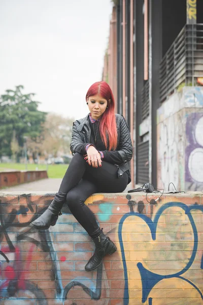 Beautiful red hair woman — Stock Photo, Image