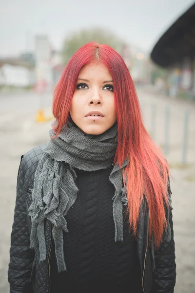 Beautiful red hair woman — Stock Photo, Image