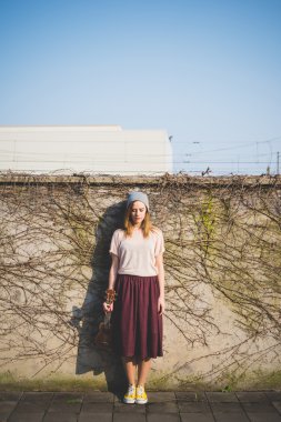 Genç hipster kadın