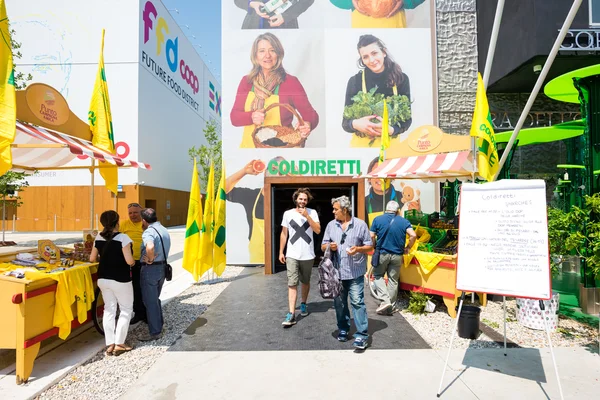 Výstava Expo potravin v Miláně — Stock fotografie