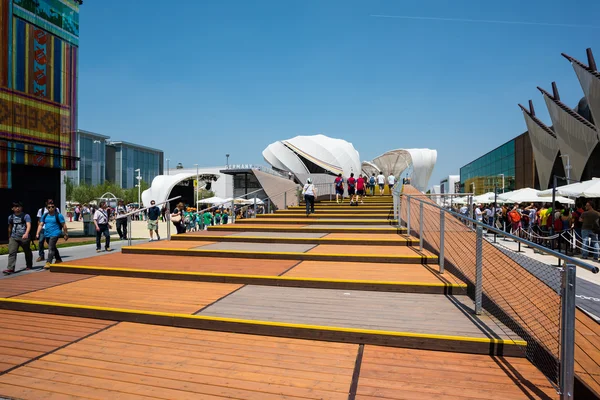 People Visiting EXPO exhibition in Milan — Stock fotografie