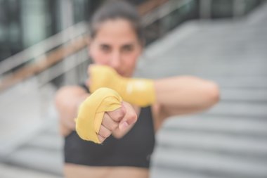 genç yakışıklı sportif erkek ve kadın