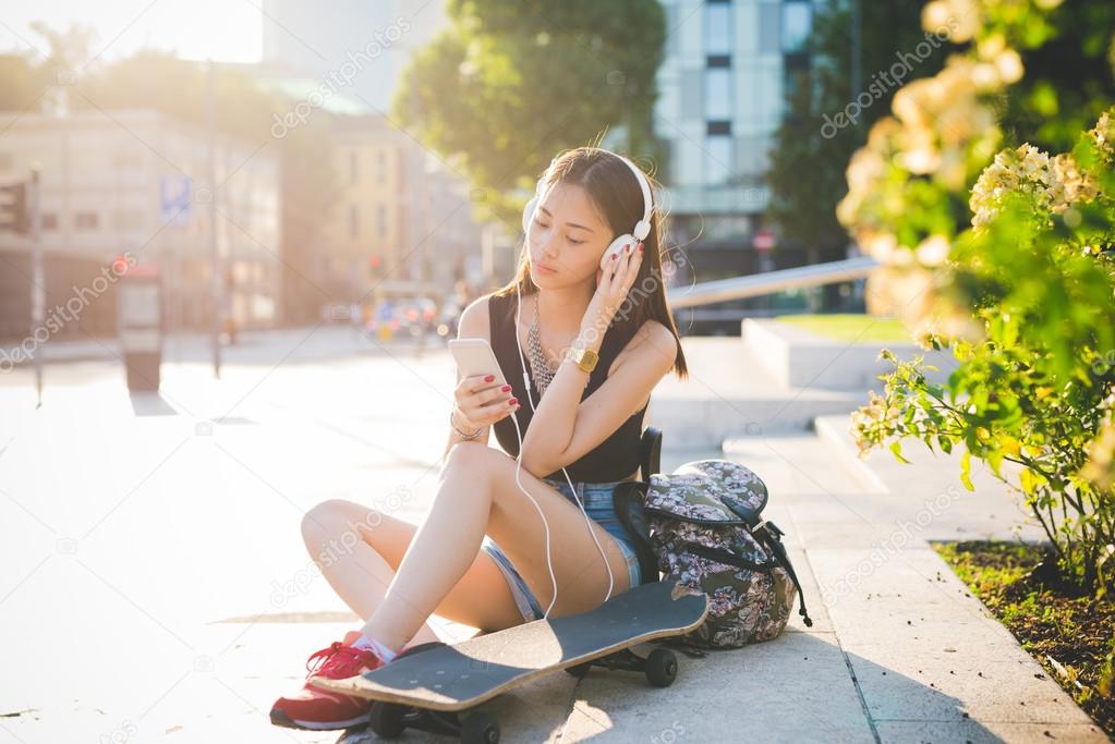 Young beautiful asiatic woman