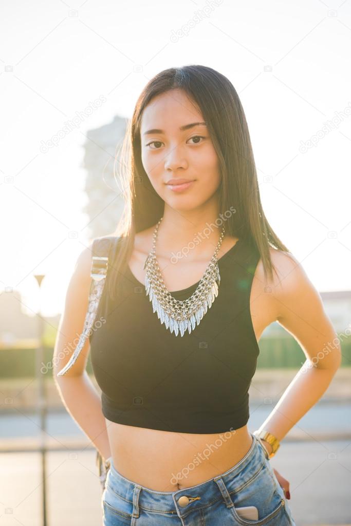 Young beautiful asiatic woman
