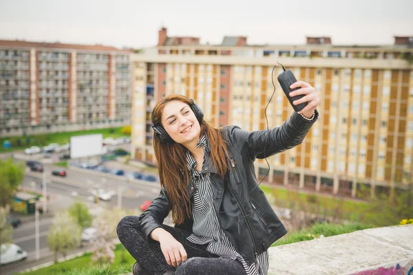 Young handosme brunette girl 