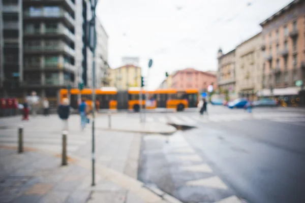 Rozmazaný zaostřený panoráma — Stock fotografie