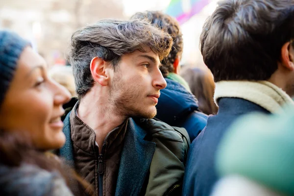 Manifestazione coppie non sposate a Milano — Foto Stock