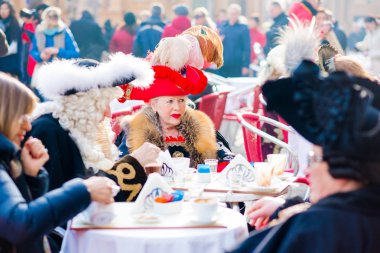 Venedik Karnavalı. İtalya