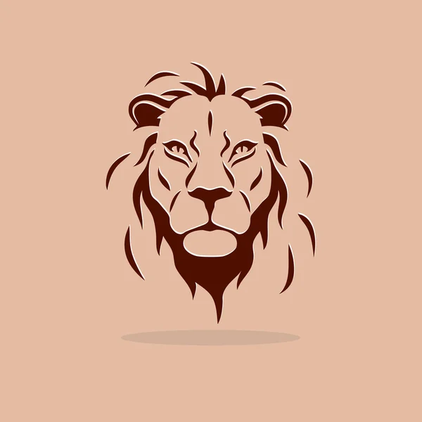 Um símbolo de leão — Vetor de Stock