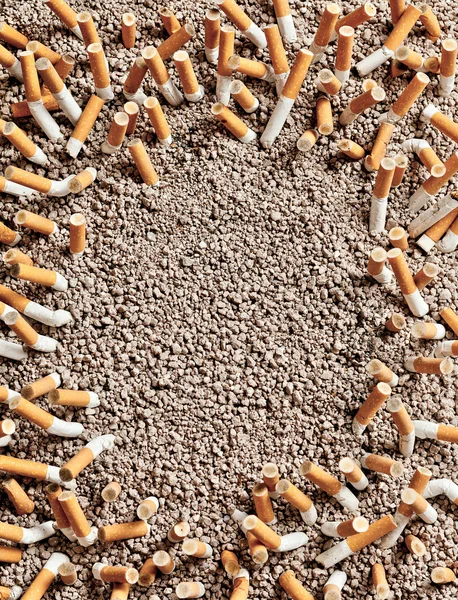 Cigarettes frame — Stock Photo, Image