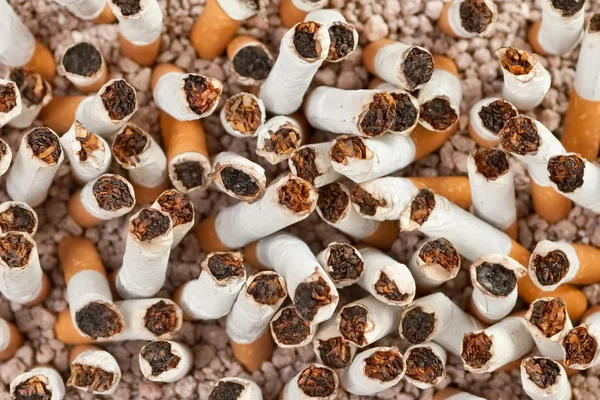 Cigarettes chaos closeup — Stock Photo, Image