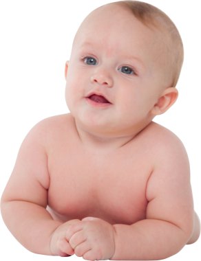 Şirin Bebek midesi üzerinde yalan